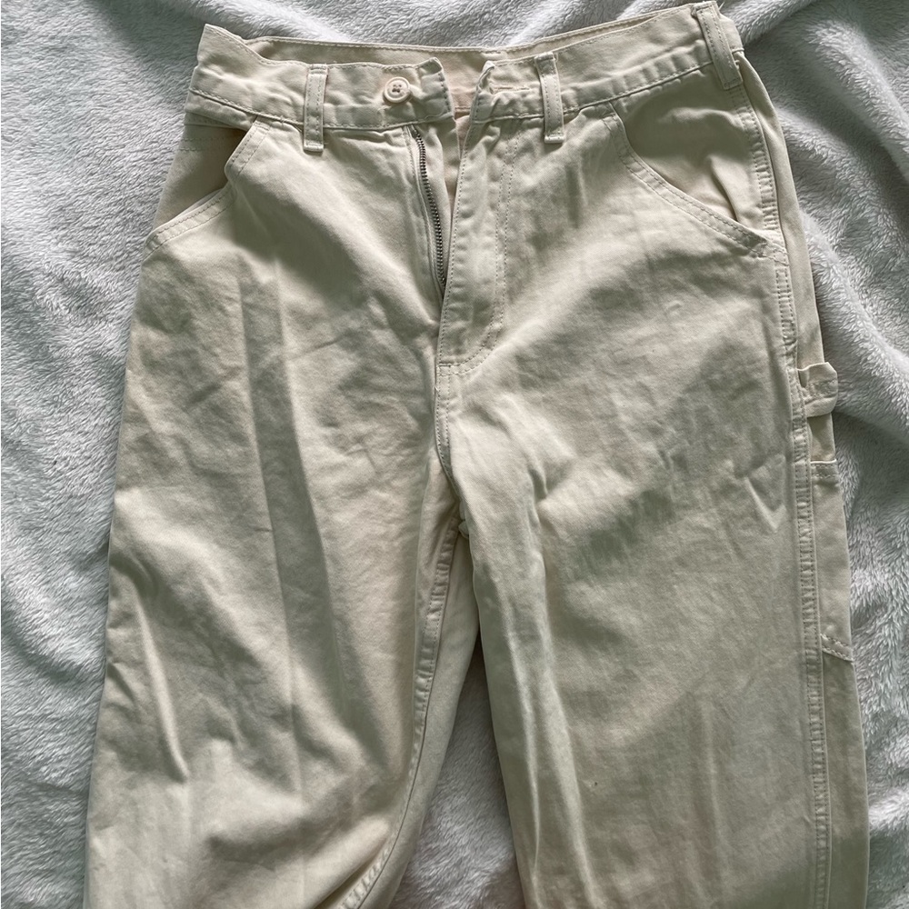 Cream Carpenter Pant